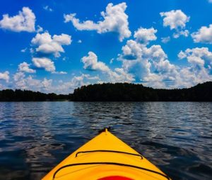 Colby Beaumont  - Kayaking on Hyco Lake